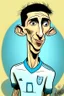 Placeholder: Angel Di Maria Argentine soccer player cartoon 2d