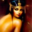 Placeholder: Drawing of beautiful face extra busty cleopatra,throne,hieroglyphics,balanciaga fashion clothe painting by gaston bussiere, greg rutkowski, yoji shinkawa, yoshitaka amano, tsutomu nihei, donato giancola, tim hildebrandt, oil on canvas, cinematic composition, extreme detail,fit full head inside picture,16k