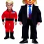 Placeholder: Donald Trump scar cheek g.i. joe doll