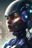 Placeholder: portrait,beautiful robot, post-apocalyptic in a cyberpunk city, realistic, intriacte detail, sci-fi fantasy style, volumetric lighting, particales,highly detailed,cinamatic, deep colours,8k