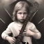 Placeholder: Mystery Kurt cobain toddler, full body, guitar, dramatique, art background, dramatic lighting, volumetric lighting, hyperrealisme, 8k, high quality, lot of details, fit within portrait, hyper realistic, unreal engine 5, uhd