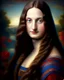 Placeholder: Human version of the Monalisa digital art