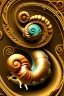 Placeholder: Rococo style snail