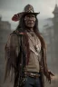 Placeholder:  magic,city, steampunk, brutal native american chief ,apocalypse set , dark sorrow,