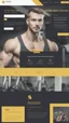 Placeholder: Design a user-friendly and visually appealing landing page for a gym website, prioritizing an intuitive user experience