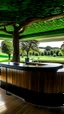 Placeholder: A modern and sleek coffee bar situated in the heart of Sycamore Gap, with a stunning view of the iconic sycamore tree and its vibrant green leaves.