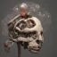 Placeholder: 3D render of a sci-fi baroque concept design of anatomically correct brain device with terrarium, steampunk, intricate details, scientific, hyper detailed, photorealistic