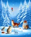 Placeholder: Cute Winter animals