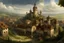 Placeholder: medieval city landscape