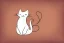 Placeholder: cute cat illustration isolated