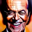 Placeholder: Ultra detailed fullbody Portrait in oil on canvas of Jack Nicholson,extremely detailed digital painting, extremely detailed face, crystal clear eyes, mystical colors ,perfectly centered image, perfect composition, rim light, beautiful lighting,masterpiece ,16k, stunning scene, raytracing, anatomically correct, in the style of Simon Bisley and Seung Eun Kim and Steve Jung Jeehyung Lee and uncannyknack.