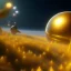 Placeholder: beautiful cosmic transparent golden landscape very etheric and cosmic, delicate colors, ultra sharp focus, 8k, unreal engine 5, extremely sharp detail, light effect, soft light atmosphere, smooth, full of details