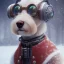 Placeholder: Cyberpunk Portrait of cyborg dog child with brown hair and with cute face, north pole snowy vibe , perfect composition, hyperrealistic, super detailed, 8k, high quality, trending art, trending on artstation, sharp focus, studio photo, intricate details, highly detailed, by greg rutkowski