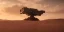 Placeholder: Armored Core machine robot fight another Armored Core fly in the sky in the desert with beside the ocean where you can see the space in the sky with twilight on the horizon, 4k resolution