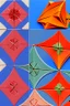 Placeholder: Roger Penrose’s aperiodic tiles. Left: Rhombuses, or “rhombs.” Right: Kites and darts.