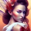 Placeholder: beautiful women with feathers