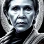 Placeholder: actress carrie fisher, ominous, waist up portrait, intricate, oil on canvas, masterpiece, expert, insanely detailed, 4k resolution, retroanime style, circular reflective eyes, cinematic smooth, intricate detail , soft smooth lighting, soft pastel colors, painted Renaissance style