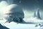 Placeholder: Alien Winter World, Colony, Building, Blizzard, Distant Alien Planets, Snowy