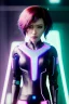 Placeholder: portrait, Asian cyborg woman, ghost in the shell style :: symmetry photography, cyberpunk style, pink hair, makeup, long line eye, light iris, :: black samurai armor, japanese traditional pattern, wires and circuits, pink, white, black :: cinematic, Ultra realistic, dark scene, soft color, highly detailed, unreal engine 5, RTX, ultra detail, 3d, finely drawn, high definition.