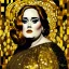 Placeholder: goldene Adele as a penguin painting style of Klimt