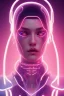 Placeholder: cyberpunk, head, women, portrai, tron