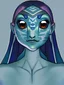 Placeholder: Avatar OC blue Navi humanoid creature