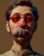 Placeholder: hybrid character, Sesame Street muppet head with body man, police dress, Wes Anderson style, concept art, smooth, unreal engine 5, god lights, ray tracing, RTX, lumen lighting, ultra detail, volumetric lighting, 3d.