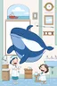 Placeholder: The whale is off to visit the whale dentist