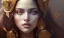 Placeholder: Arab princess , cute, beautiful, long hair, wavy hair, black eyes, head and shoulders portrait, cinematic, realistic, 8k, resolution concept art portrait by Greg Rutkowski, Artgerm, WLOP, Alphonse Mucha dynamic lighting hyperdetailed intricately detailed