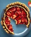 Placeholder: Photorealistic slice of pie with cosmic filling