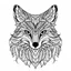 Placeholder: fox, realistic, coloring page, Animal, mandala, only draw lines, coloring book, clean line art, wildlife-inspired, kid style, –no sketch, color, –ar 3:4, white background, minimalistic black lines, 8k, minimal black color, low level black colors, coloring page, use pure black and white colors, avoid thick black colors, thin black line art, avoid colors, perfect shape, perfect clear lines, clear edges, fill total edges, exact perfect edges, not use black colors, dont use black colors