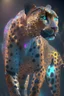 Placeholder: Zanzibar leopard Yowie, volumetric lighting, particales,highly detailed,cinamatic, deep colours,8k