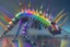 Placeholder: rainbow stinger, perfect composition, hyperrealistic, super detailed, 8k, high quality, trending on artstation, studio photo, highly detailed, wide borders