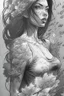 Placeholder: ::<BIG >, inking COMIX on pencils by Richard Luong :: ,((priscila huggins beautiful woman )), (t-shirt or dress:1.3), (beautiful and clear background:1.2), (extremely detailed, ultra-detailed, best shadow:1.1), bare shoulders, flowers and petals, , (white background:0.5), (illustration :1.1), (extremely fine and beautiful GIRL:1.1), (perfect details:1.1) :: , ( detailed eyes and detailed face:1.3),