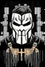 Placeholder: punisher sku;; in the style of Hiroshi Nagai