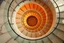 Placeholder: non-euclidean AI hallucination in a perfectly circular staircase made of marble and glass, looking down, vortex vibe, circular swoosh, swirl dynamics, UHD photo, photo-realistic, extremely detailed, intricate, ultra-high quality, amazing reflections, wonderful textures, perfect shadows, hyper-realism, vibrant bold radioactive hyper-colors of orange and beige and drab