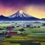 Placeholder: incredible, stunning japanese rice fields with wood shanties, mountains in the distance, colorful morning sky and mist, 8k, high-quality, ultrafine-detail, intricate, detailed matte, digital painting, artwork, brian froud, howard lyon, selina french, anna dittman, Wajima Ishikawa, Greg Rutowski