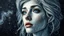Placeholder: painting of a silver woman, 4k, HDR, sense of awe, HDR, Benoit B. Mandelbrot, grunge, grunge