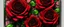 Placeholder: 3d red roses flower pattern, stained glass --tile