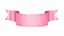 Placeholder: pink ribbon graphic element with added aged canvas texture and lighting