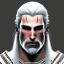 Placeholder: Geralt of Rivia, traditional japanese brushed style