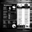 Placeholder: restaurant menu vector white and black