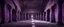 Placeholder: Hyper Realistic big dark hall of an abandoned haunted Indian Palace with decorated purple walls & pillars at night