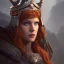 Placeholder: highly detailed portrait viking queen art, anime, delicate red hair, blue glass eyes, green glass steel armor, cinematic lighting, 4k, 8k, octane render, digital concept art, greg rutkowski, trending on artstation, pinterest, extremely detailed, ambient lighting.