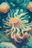 Placeholder: Sea anemone , sea,plant,underwater,watercolor ,pattern,4k
