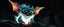 Placeholder: pen outline with some neon airbrush, glowing quickling gollum gremlin in the shadows with long fluffy white fur, pin hole camera
