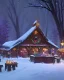 Placeholder: A magical snowy warlock Christmas market