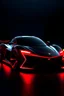 Placeholder: super car with red light