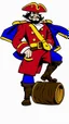 Placeholder: Captain Crunch standing in a captain morgan pose