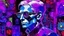 Placeholder: A purple cybernetic realm painted by Andy Warhol